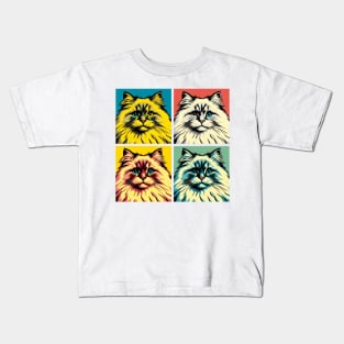 Ragamuffin Pop Art - Cat Lovers Kids T-Shirt